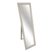 Zrcadlo MALKIA TYP 12, dřevěný rám smetanový