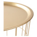Konferenční stolek SCANDI zlatý 868684