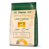 Fitmin Mini Light & Senior Lamb with Beef granule pro psy 2,5 kg