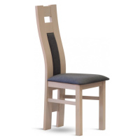 Jídelní židle TOSCA – masiv buk, nosnost 130 kg, více barev Dub sonoma + antracite 12