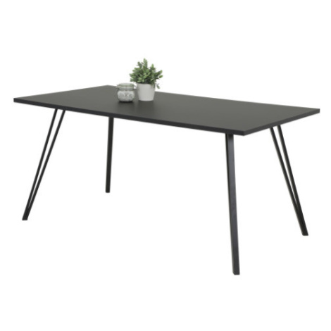 Jídelní stůl Marie 160x90 cm, matný černý Asko
