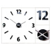 Moderní nástěnné hodiny KLAUS BLACK