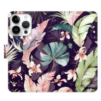 iSaprio flip pouzdro Flower Pattern 08 pro iPhone 15 Pro