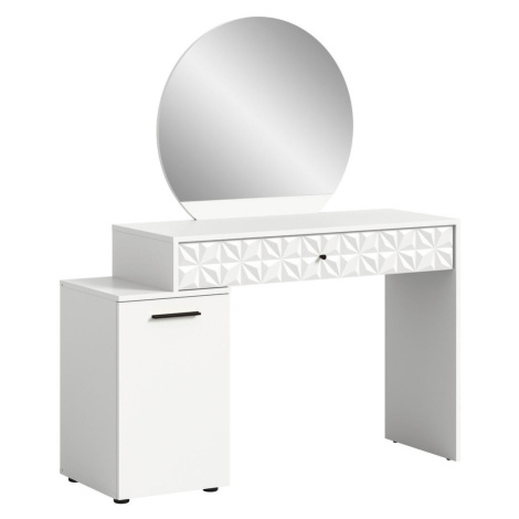 MID.YOU TOALETNÍ STOLEK, bílá, vysoce lesklá bílá cm