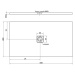 POLYSAN FLEXIA vanička z litého mramoru s možností úpravy rozměru, 180x100cm 72917