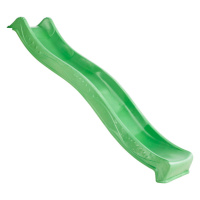 Plastová jablíčkově zelená skluzavka s vlnkou, délka 220 cm