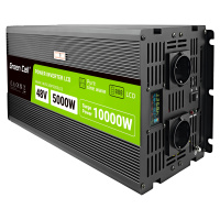 Green Cell PowerInverter LCD 48V 5000W/10000W auto Měnič s  - čistý sinus