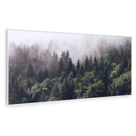 Klarstein Wonderwall Air Art Smart, infračervený ohřívač, 120 x 60 cm, 700 W, les