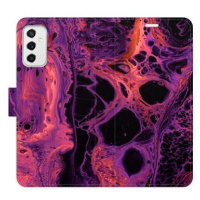 iSaprio flip pouzdro Abstract Dark 02 pro Samsung Galaxy M52 5G