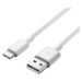 PremiumCord Kabel USB 3.1 C/M - USB 2.0 A/M, rychlé nabíjení proudem 3A, 3m, bílá