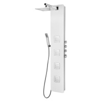 POLYSAN SPIRIT SQUARE termostatický sprchový panel nástěnný, 250x1550, bílá 81151