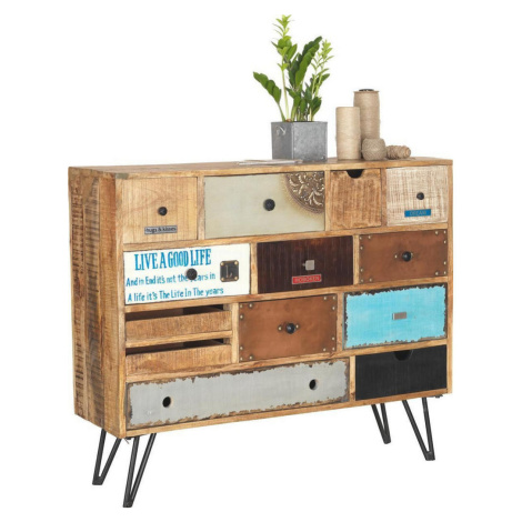 Ambia Home KOMODA, mangové dřevo, vícebarevná cm