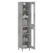 vidaXL Skříň highboard betonově šedá 34,5x34x180 cm kompozitní dřevo