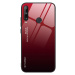 Gradient Glass tvrzené temperované sklo 9H na zadní část na Huawei P40 Lite E black-red