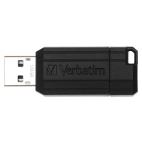 VERBATIM USB Flash Disk Store 'n' Go PinStripe 128GB černý Černá