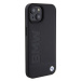 BMW hard silikonové pouzdro iPhone 15 6.1" black Leather Hot Stamp MagSafe
