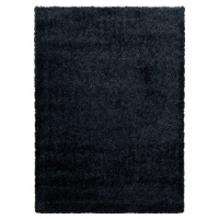Ayyildiz koberce Kusový koberec Brilliant Shaggy 4200 Black Rozměry koberců: 60x110
