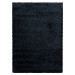 Ayyildiz koberce Kusový koberec Brilliant Shaggy 4200 Black Rozměry koberců: 60x110