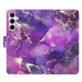 iSaprio Flip pouzdro Purple Marble pro Samsung Galaxy A55 5G