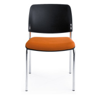 ProfiM - Židle BIT 560H /2P čalouněný sedák, plastový opěrák