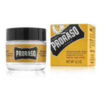 Proraso Moustache Wax Wood&Spice - tvarovací vosk na vousy, 15 ml