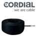 Mikrofonní Kabel Cordial CMK222 Rolka 100m Černý