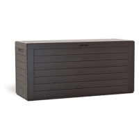 Zahradní box WOODEBOX 280 l - tmavě hnědá 116 cm PRMBWL280-440U