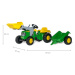 Šlapací traktor John Deere s přívěsem a lžící Rolly Toys 023110