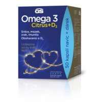 Gs Omega 3 Citrus + D3 100+50 kapslí zdarma