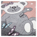 Dětský koberec Anime 916 růžový