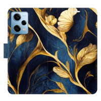 iSaprio flip pouzdro GoldBlue pro Xiaomi Redmi Note 12 Pro 5G / Poco X5 Pro 5G