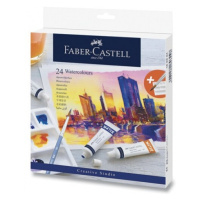 Akvarelové barvy Faber-Castell 24 barev, tuba 9 ml Faber-Castell