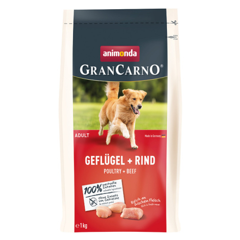 Animonda GranCarno Adult drůbež a hovězí maso - 1 kg