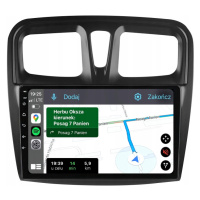 Dacia Logan Sandero Nejnovější Android Carplay Rádio Navigace