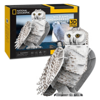 Puzzle 3D National Geographic Sněžná sova - 62 dílků