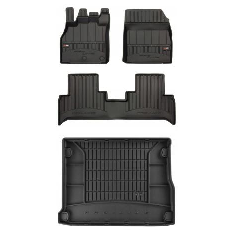 Set 3D gumové autokoberce rohož Renault Scenic 3 2009-2016