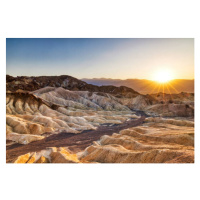 Fotografie Badlands view from Zabriskie Point in, roman_slavik, 40 × 26.7 cm