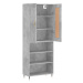 vidaXL Skříň highboard betonově šedá 69,5x34x180 cm kompozitní dřevo