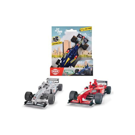 Dickie Formule 14 cm, natahování na šňůrku, 3 druhy