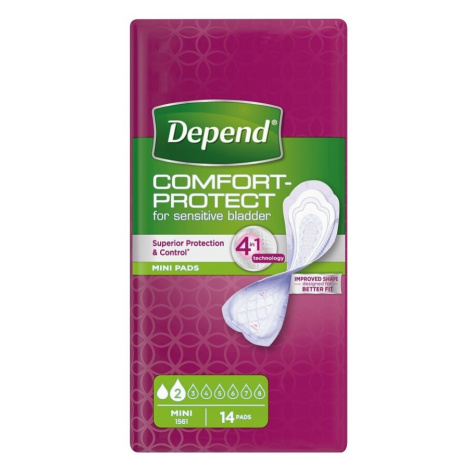 Depend Pads Mini inkontinenční vložky ženy 14 ks Kimberly-Clark