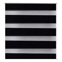 Roleta den a noc \ Zebra \ Twinroll 80x150 cm černá
