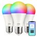 SMART žárovka Niceboy ION RGB, E27, 9W, barevná 3ks