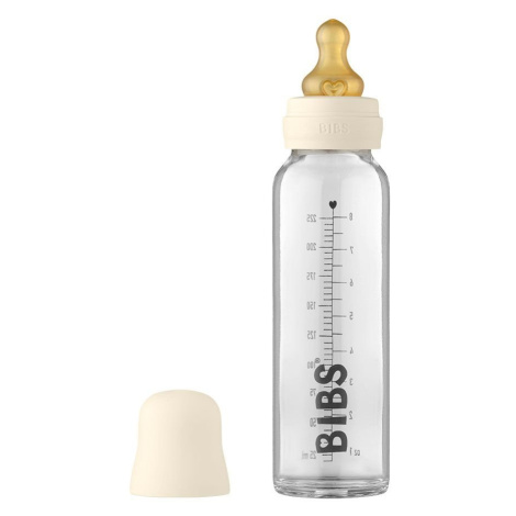 BIBS Baby Bottle skleněná láhev Ivory 225ml