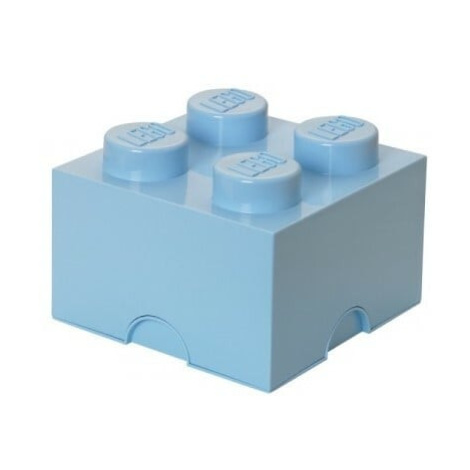 LEGO® úložný box 4 - světle modrá 250 x 250 x 180 mm