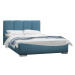 Eka Čalouněná postel Cassandra 160x200 cm Barva látky Trinity: (2331) Tmavá modrá, Úložný prosto