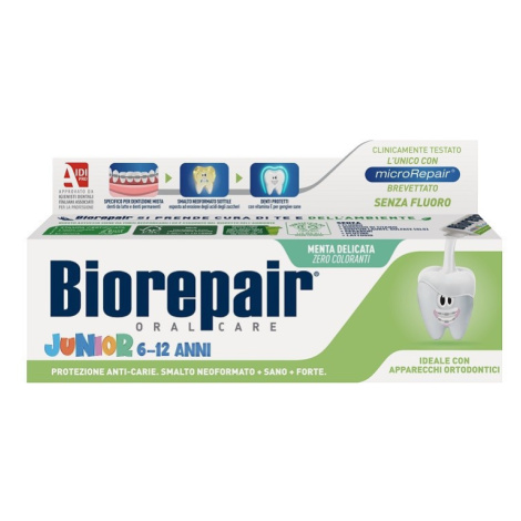 BioRepair Junior dětská zubní pasta (mint), 75ml