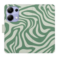 iSaprio Flip pouzdro Zebra Green 02 pro Xiaomi Redmi Note 13 Pro