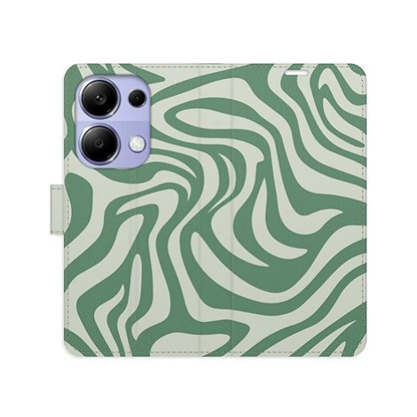 iSaprio Flip pouzdro Zebra Green 02 pro Xiaomi Redmi Note 13 Pro