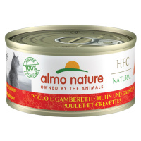 Almo Nature HFC Natural 6 x 70 g - kuřecí a krevety