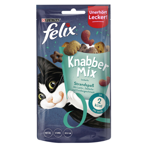 Felix snacky, 4 balení, 3 + 1 zdarma! - Knabber Mix: Plážová pochoutka (4 x 60 g)
